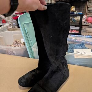 Elegant Black Knee-High Women's Boots